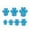 C, variant on Reusable Dog Booties for Outdoor Walking Pet Foot Protectors with Secure Grip