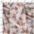 thumbnail image 2 of Soimoi Poly Canvas Orange Fabric By the Yard - 56 Inch Wide - Florals, Leaves Print Fabric - Elegant & Beautiful Patterns for Fashion and Home Decor Printed Fabric, 2 of 6