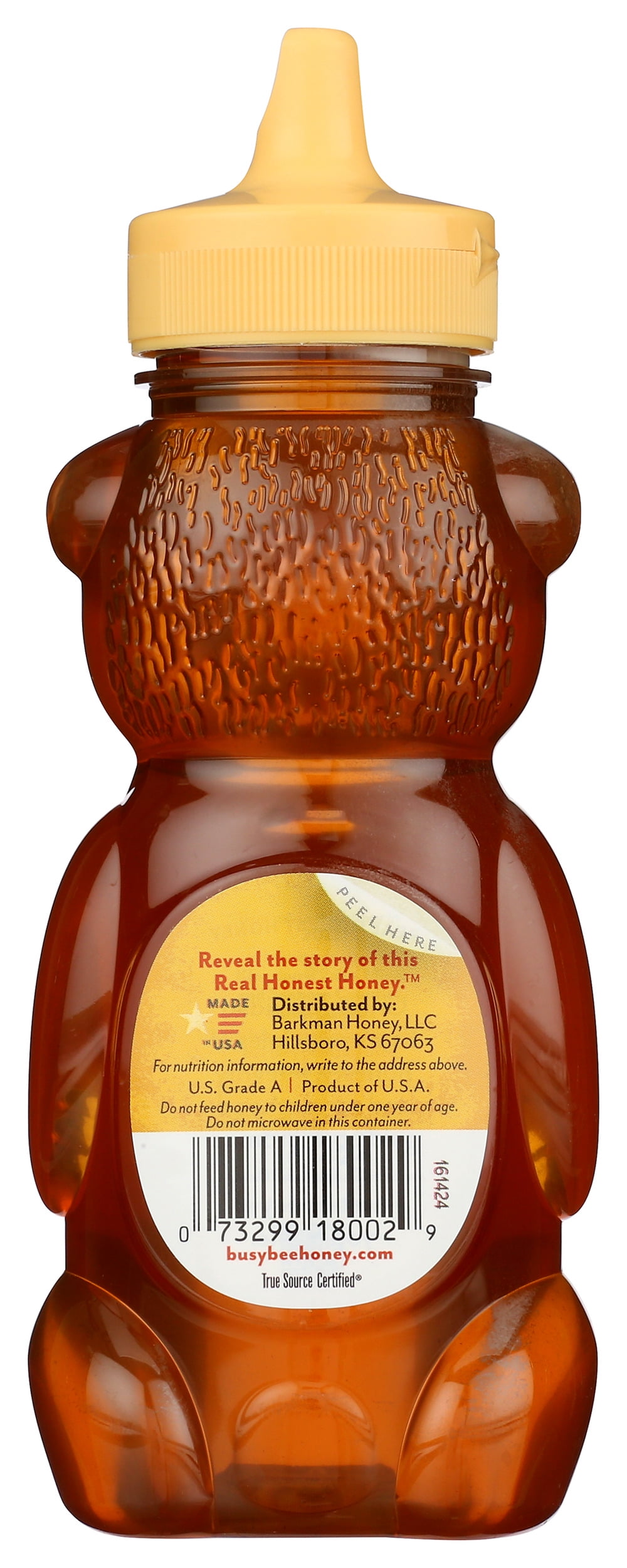 (Pack of 8), Busy Bee Raw Honey, 12 oz
