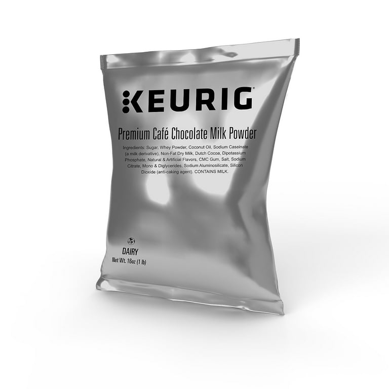 Keurig Premium Cafe Chocolate Powder - Chocolate Flavor - 12/Carton Keurig Premium Cafe Chocolate Powder - Chocolate Flavor - 12/Carton