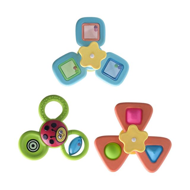 Juguetes De Baño Para Bebés De., Juguete Giratorio De Dibujos Animados, Ventosa, Juguetes Superiores, Bañera, Juguetes De Agua Para Bebés 3 Uds Monstrate FN006071-00