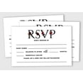 thumbnail image 2 of Inkdotpot 50 Blank RSVP Cards With White Envelopes Floral 4"x6" Response Cards-RSVP Reply Card For Wedding-Bridal Shower-Baby Shower-Rehearsal Dinner, 2 of 7