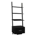 thumbnail image 3 of Convenience Concepts American Heritage Ladder Bookcase with File Drawer, Black, 3 of 3