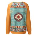 thumbnail image 3 of Camiseta de manga larga con cuello redondo para mujer a la moda, blusa holgada con estampado de otoño, sudadera Fridja FKASFK1810, 3 of 5