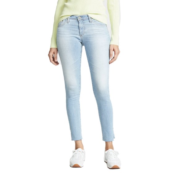 AG Adriano Goldschmied Women's The Faye Skinny Ankle Mid-Rise Cigarette Jeans