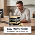 thumbnail image 4 of YiJuHui Garbage Disposal Cleaner Tablets 12 Pack, Daily Sink Disposer Cleaning, Grease & Stain Remover, Fresh Lemon Odor Eliminator, Septic Safe, Easy Drop & Rinse Formula for Kitchen Maintenance, 4 of 9