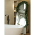 thumbnail image 5 of Guvpev 9FT Handmade Christmas Cedar Garland, Artificial Winter Pine Needles Greenery Garland Ornaments for Mantel, Table, Stairs, TV Cabinet, Winter, Holiday, Indoor Outdoor Christmas Decorations, 5 of 9