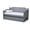 Grey, variant on Bowery Hill Traditional Wood Upholstered Twin Daybed with Trundle in Gray