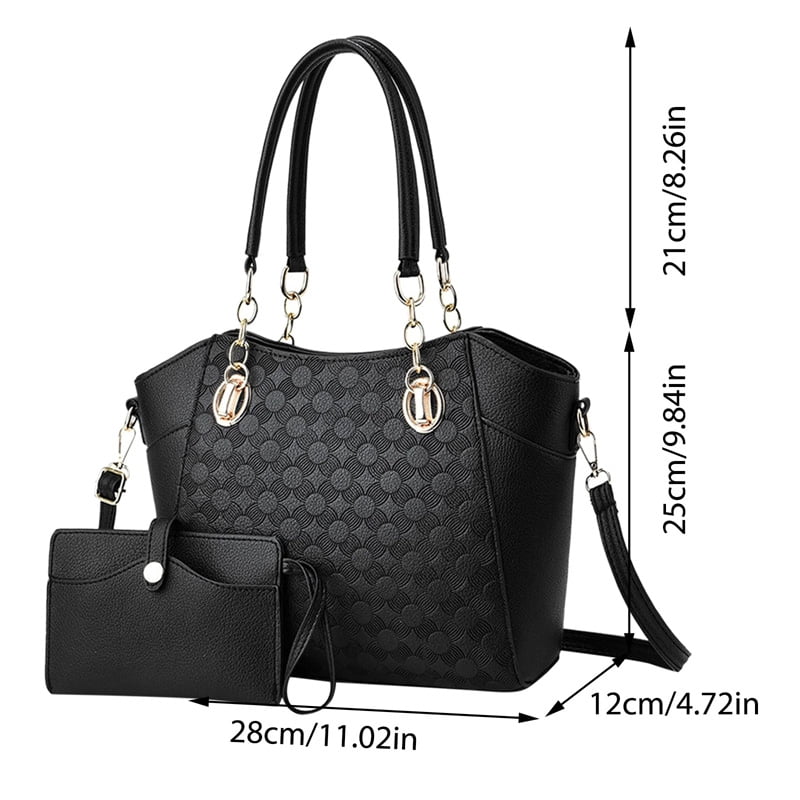GASTROPOD Womens Ladies Tote Bag Fashion Shoulder Tote Leather Handbags Purse Sets Large Crossbody Bags Ladies Satchel Purse and Wallet Set for Women Purses