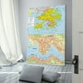 thumbnail image 3 of HongKong Map Posters Posters Wall Art Painting Canvas Gift Living Room Prints Bedroom Decor Poster Artworks 12x18inch(30x45cm), 3 of 6