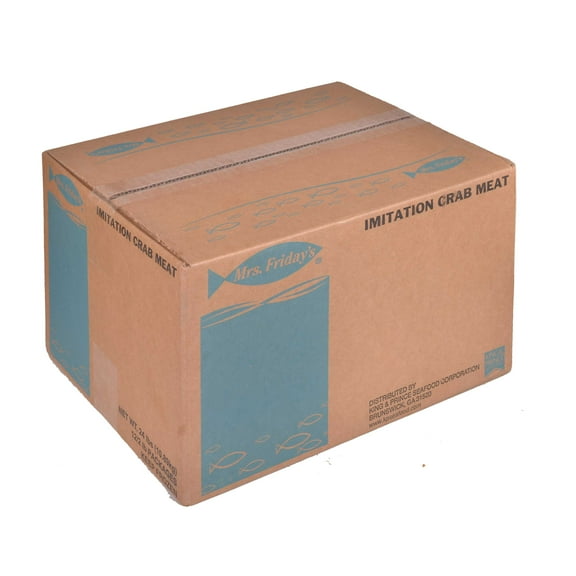 King and Prince Mrs.Fridays Imitation Crab Meat, 2 Pound 12 per case.