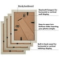thumbnail image 4 of Americanflat 5x7 Picture Frame with 4x6 Mat 4 Pack - Rustic Picture Frames Shatter Resistant Glass and Easel, 4 of 7
