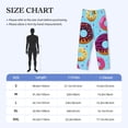 thumbnail image 4 of Naloa Donuts Pajama Pants Men, PJ Bottoms, Sleep & Lounge Pants-Large, 4 of 6