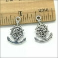 thumbnail image 2 of U8MO 12/30/50/100X Retro Rudder Alloy Charms Pendants for Jewelry Making DIY 21*14mm-12pcs, 2 of 5
