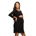 thumbnail image 5 of Maternity Boat Neck Knee Length A Line Dress, 5 of 11
