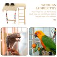 thumbnail image 2 of 1 Set of Bird Perch Platform Bird with Ladder Training Platform Parrot Standing Perch, 2 of 8