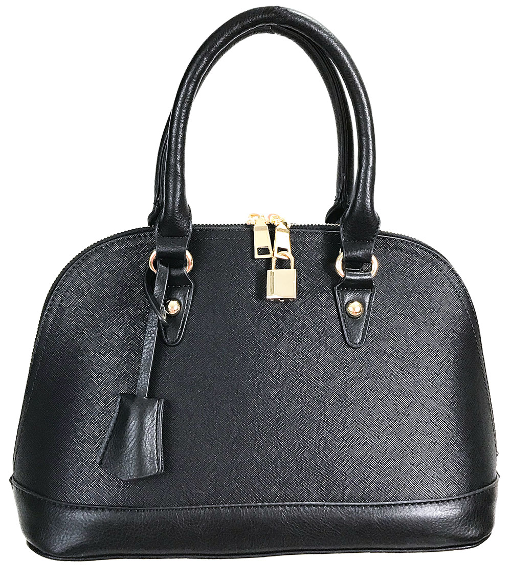 Zzfab Fashion Design Purse and Wallet Set Texture Black