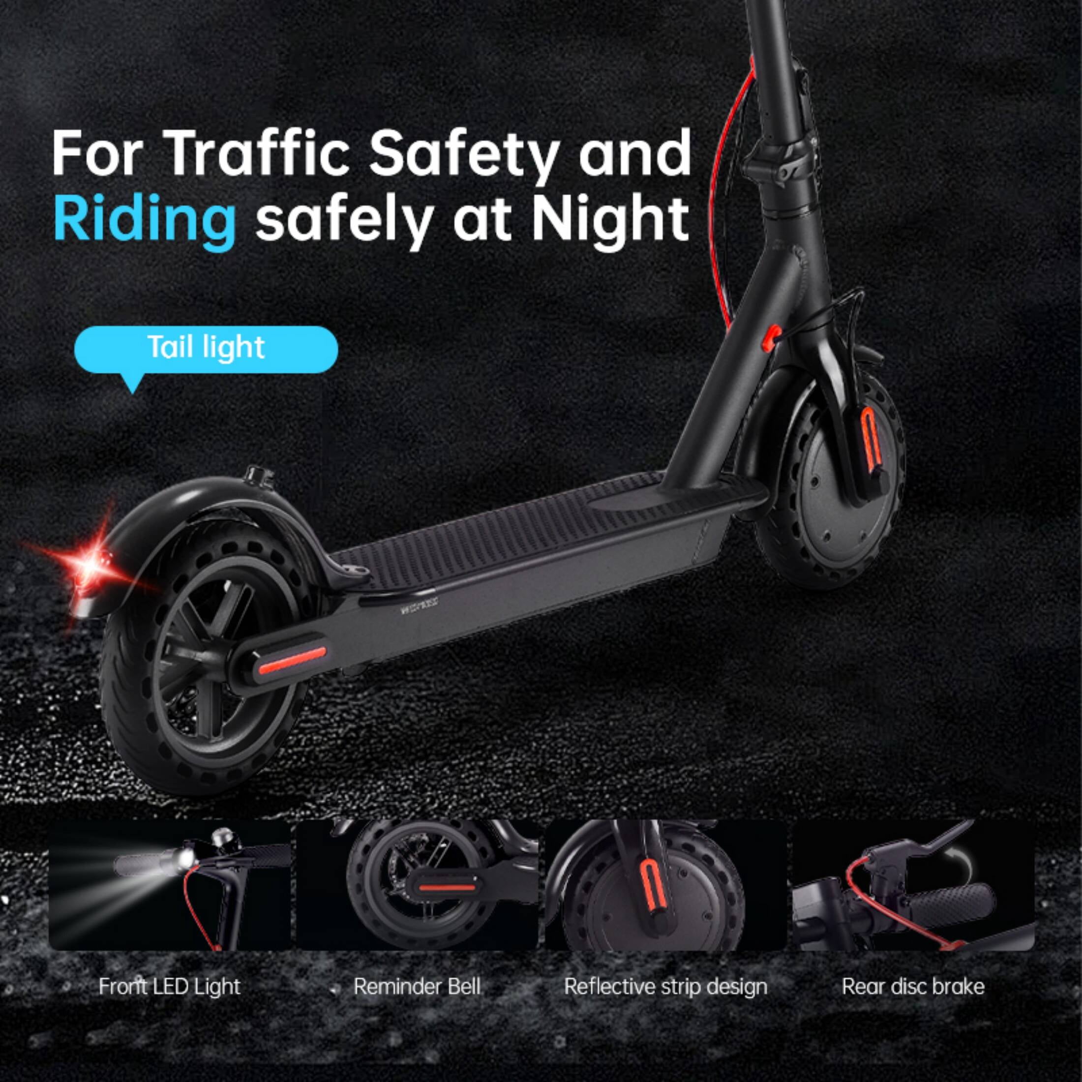 SAY YEAH Electric Scooter,Electric Scooter for Adults with 8.5" Solid Tires,Folding Commuting Adult Scooter with Braking System and App,Up to 19 MPH