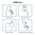 thumbnail image 3 of Outdoor Water Filter Straw Water Purifier Filtration System Bottom Thread Design for Emergency Camping Travelling, 3 of 8