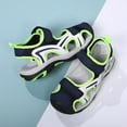 thumbnail image 7 of CAICJ98 Boys Sandals Sport Water Shoes Closed-Toe Outdoor Sandals for Girls Green,3.5(Little Kid/Big Kid), 7 of 7