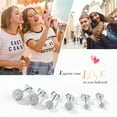 thumbnail image 6 of ChicSilver 925 Sterling Silver Matte Ball Stud Earrings for Women Men Multiple Piercing Earring Set Small Bead Round Ball Stud Earrings for Sensitive Ear Hypoallergenic (3 pair, 3,5,7mm), 6 of 8
