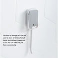 thumbnail image 4 of Youkk Hanger Wall Mounted Self Adhesive Storage Hook Foldable Plastic Plastic Clothes Rack Clothes Rack Organizer, Gray, 4 of 9