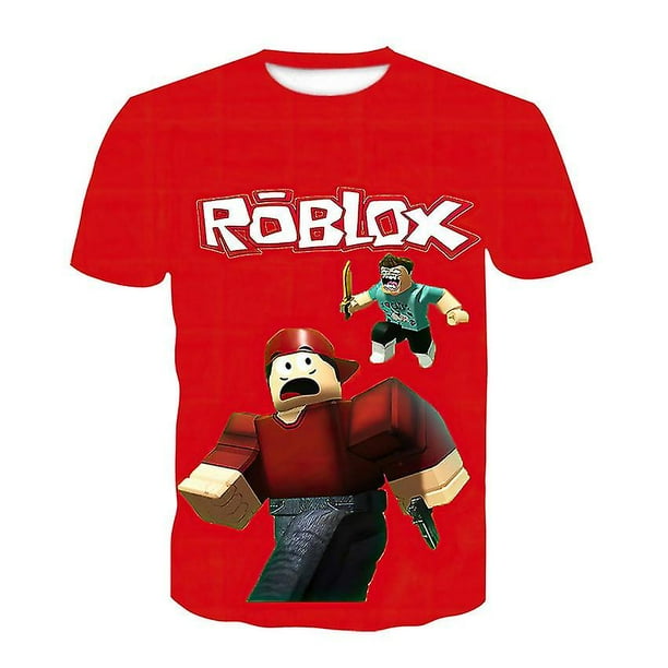 Roblox Boys Clothing 2022 Summer Boys T-shirt Kawaii Roblox 3d Comfortable  Short Sleeve T-sleeve Kids Anime Clothing G Style 