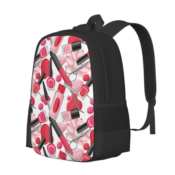Fotbe Makeup Mochila para Hombre y Mujer - Tela Oxford 600D Resistente - Mochila Impermeable de Gran Capacidad para Escuela, Viajes y Senderismo
