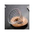 thumbnail image 5 of Glass Coffee Drip Filter With Wooden Holder Clear/Beige 10x11.5cm, 5 of 5