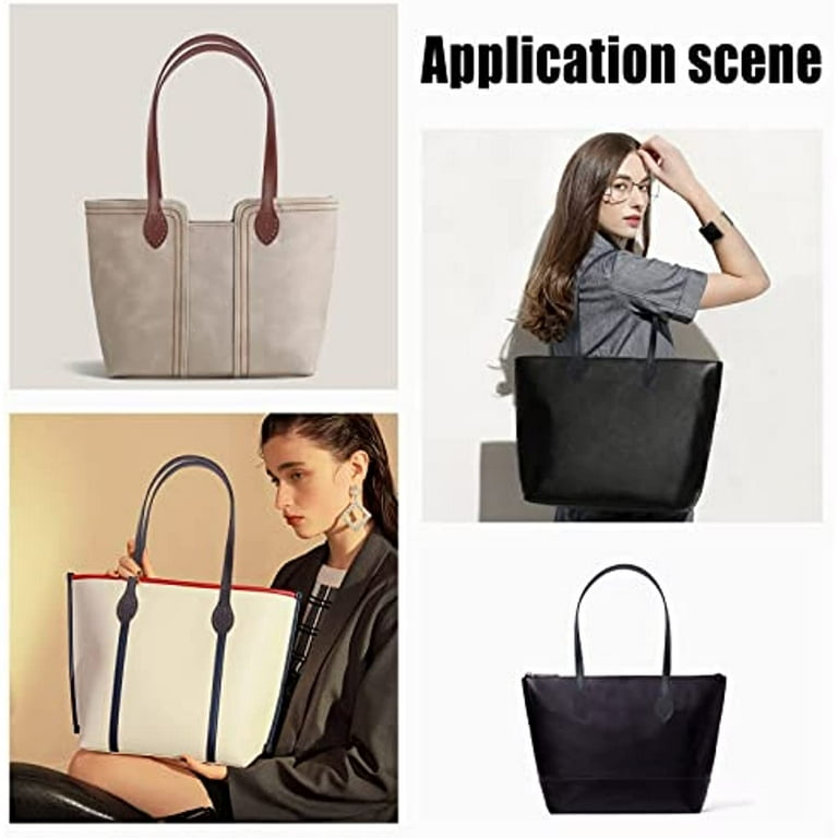 6pcs Leather Purse Straps 23.6 Inch PU Leather Bag Handles Replacement Hand  Sewing Handbag Handle Shoulder Bag Strap Canvas Backing Bag Handles DIY  Handmade Bag Making Accessories - Walmart.com
