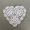 White, variant on Handmade Heart-Shaped Lace Coasters Vintage Crochet Drink Mats Absorbent Cotton Coasters for Home Kitchen Table Protection