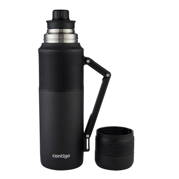 Botella para agua Contigo De Acero Inoxidable con THERMALOCK, 1183 ml Negra