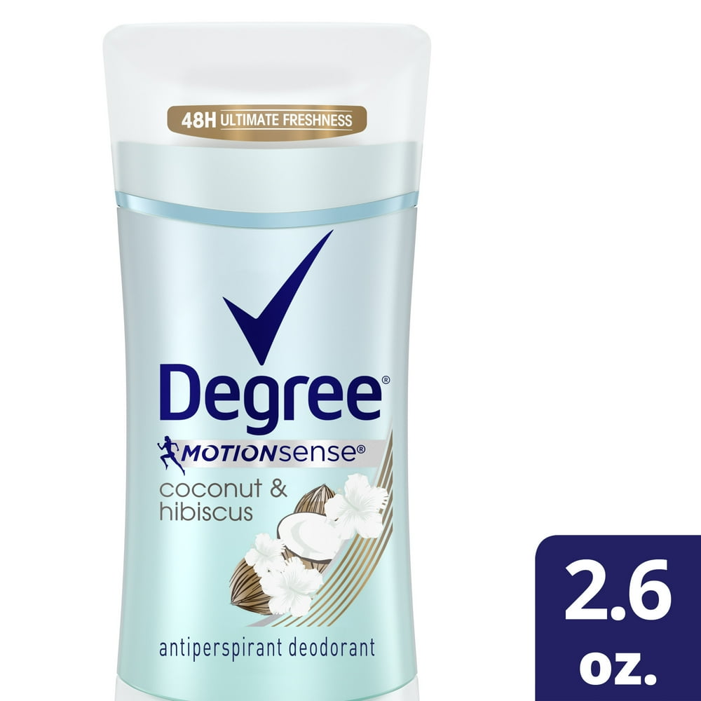 Degree Antiperspirant Deodorant Coconut & Hibiscus, 2.6 Oz. Walmart