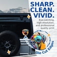 thumbnail image 3 of (2 Pack) Bullmastiff Dog Stickers - Bullmastiff with Sunglasses - Choose FromOver 100 Dog Breeds - 5 Inches On Longest Side - Premium Vinyl - Made in USA - BMCS0329, 3 of 6