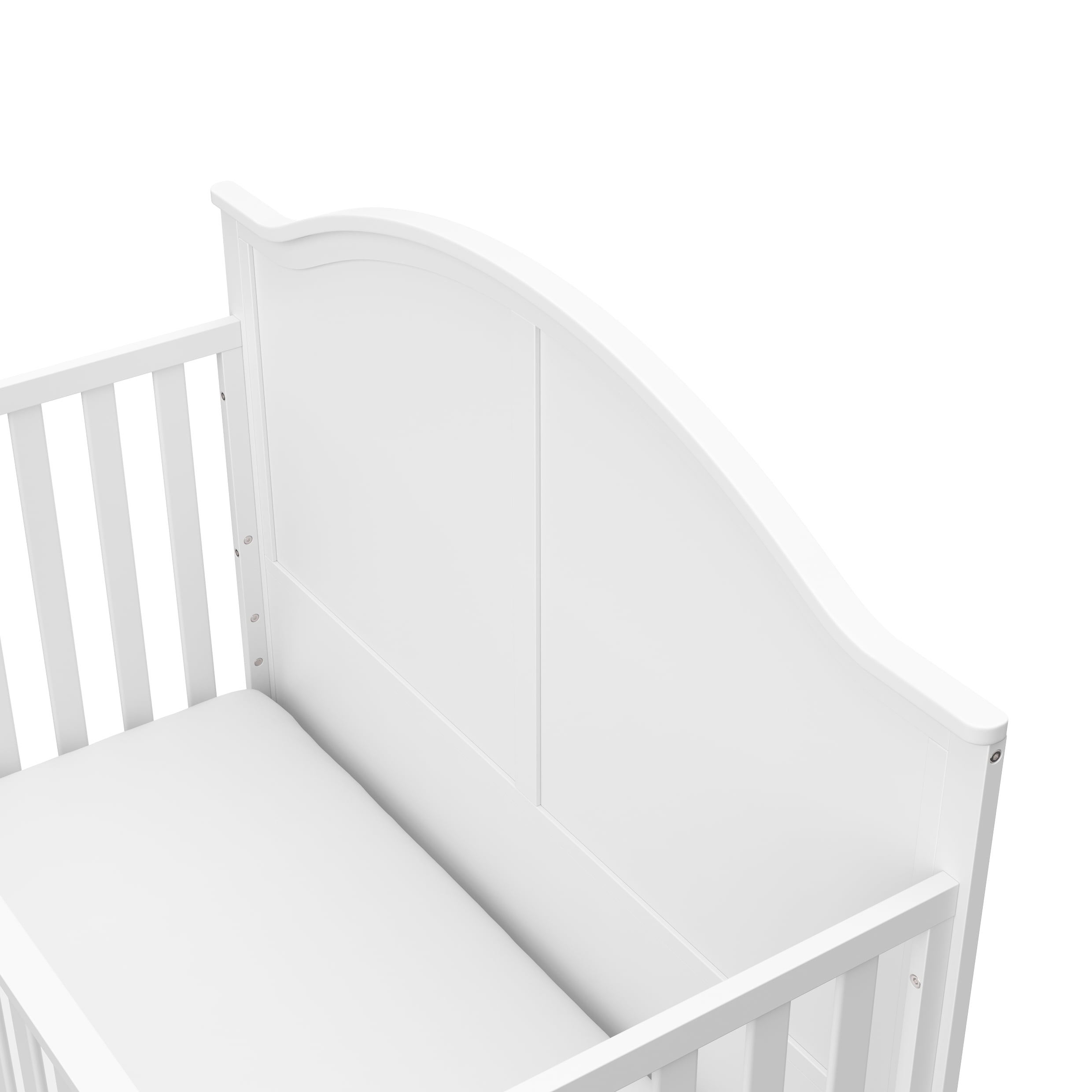 Graco Wilfred 5-in-1 Convertible Baby Crib, White
