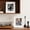 White, variant on Photo Frames with cardstock Solid Wood 8x10 Inch Beige Empty Holders with Black White Prints, Wall Mount Tabletop Display for Home Wall Decor