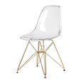 thumbnail image 3 of Plata Décor Import Inc - Clear Eiffel Gold Legs Chair, 3 of 3
