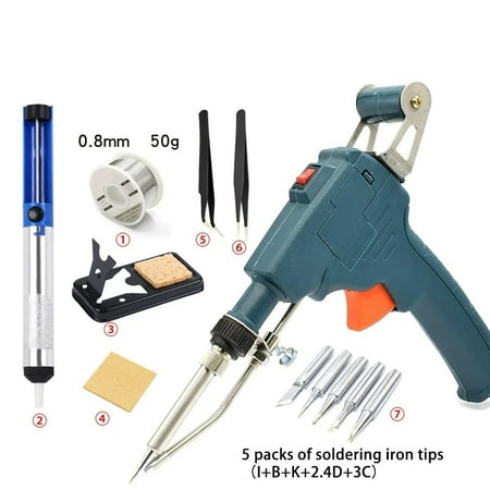 

110V/220V 60/80/120W Manual Soldering Head Internal Thermoelectric Tin Torch Tool Set