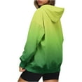 thumbnail image 6 of Cmfcve Women's Athletic Hoodies Relaxed Fit Drop Shoulder Long Sleeve Hooded Sweatshirt Gradient Color Pullover Sports Tunics Top, 6 of 7