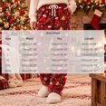 thumbnail image 2 of Hvogkswy Christmas Pajama Pants for Women Winter Drawstring High Waist Fleece Sleep Pants Holiday Loungewear Trousers with Pockets, 2 of 8