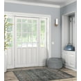 thumbnail image 4 of Linon Home Décor Washable Grant Area Rug or Runner Collection, Teal and Ivory, 3' x 5', 4 of 8