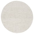 thumbnail image 2 of Contemporary Home Living 6' Geometric Round Area Throw Rug - Cream and Beige, 2 of 8