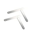 thumbnail image 1 of Almencla 2Pcs Step Ladder Reinforced Tie Rod Metal Bracket for Folding Step Herringbone White, 1 of 4