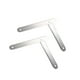 thumbnail image 1 of Conector de bisagra de escalera de aluminio de 2 piezas con tornillos, barra de unión para localizador de escalera de tijera Blanco, 1 of 4