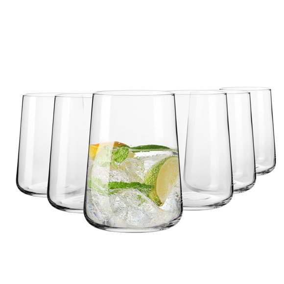Vasos de agua Krosno Infinity Collection, 490 ml, juego de 6