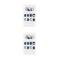 thumbnail image 1 of ziyahi False Nail Wearable Perfect Matching Simple to Wear No Irritating Odor Fake Fingernail Breathable Press Type Adjustable Paster Type 16 Type 1 F741 2Set, 1 of 6