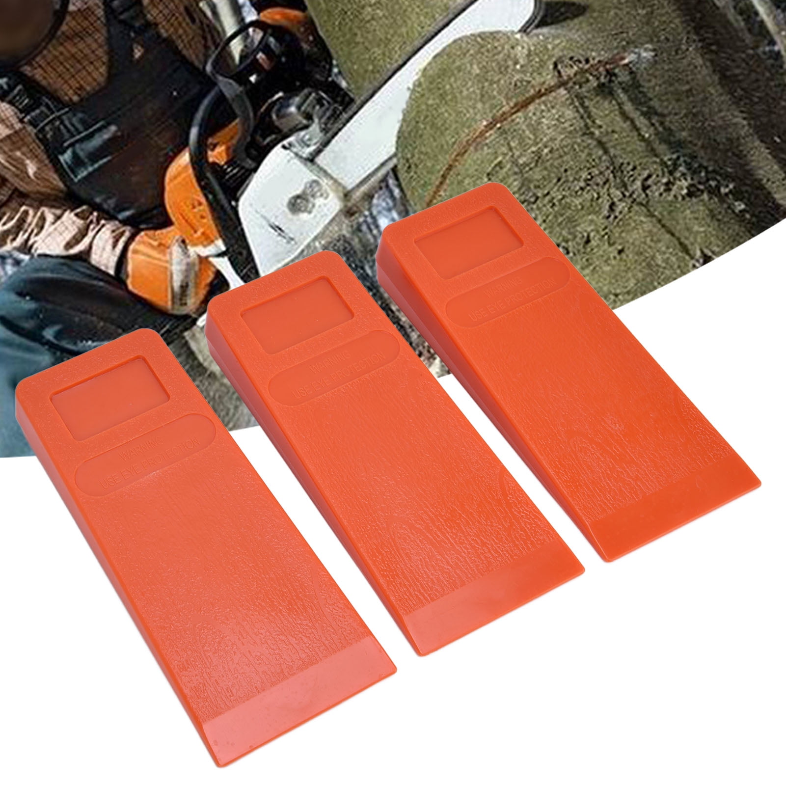 Coins D'Abattage 25 Cm – Lot De 3 – Plastique ABS Robuste Pour Tronçonneuse – Sécurité & Précision