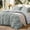 03 - Grey, variant on Lavender Comforter Set Queen - Queen Size Comforter Set, 3 Pieces Cute Floral Bedding Sets for All Seasons,1 Soft Reversible Botanical Flowers Comforter and 2 Pillow Shams