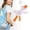 White, variant on Cute Goose Plush Keychain Stuffed Animal Bag Charm Adorable Soft Toy Pendant for Purse Backpack Decoration