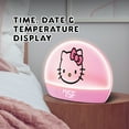 thumbnail image 4 of Hello Kitty Sunrise Alarm Clock - Multicolor Lights, USB Charging, LED Display, and Snooze Function, 4 of 7